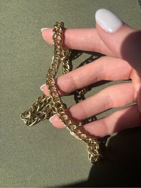 Gold Tone Chain Necklace